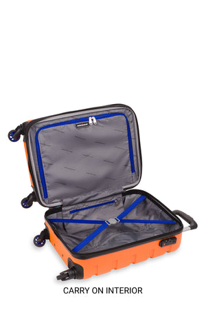 SWISSGEAR 7366 Expandable 3pc Hardside Luggage Set - Elastic tie-down clothing straps