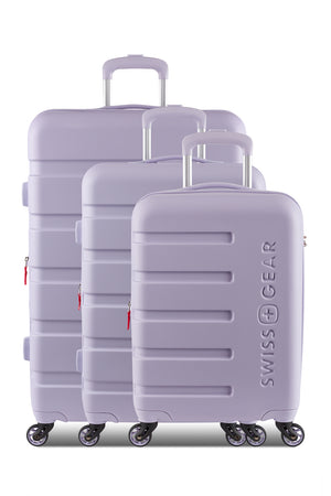 Swissgear 7366 Signature Expandable 3 Piece Hardside Luggage Set -The set contains the 18” Carry-On, 23” and a 27