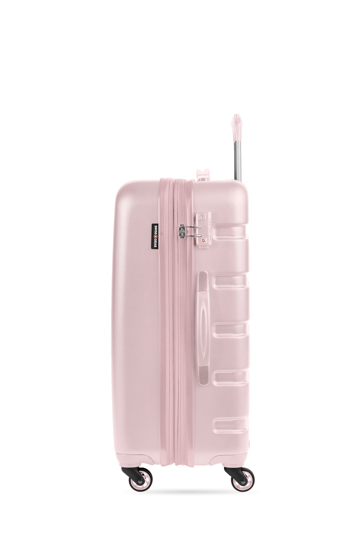 SWISSGEAR Signature Medium Checked Spinner - Pink - 04