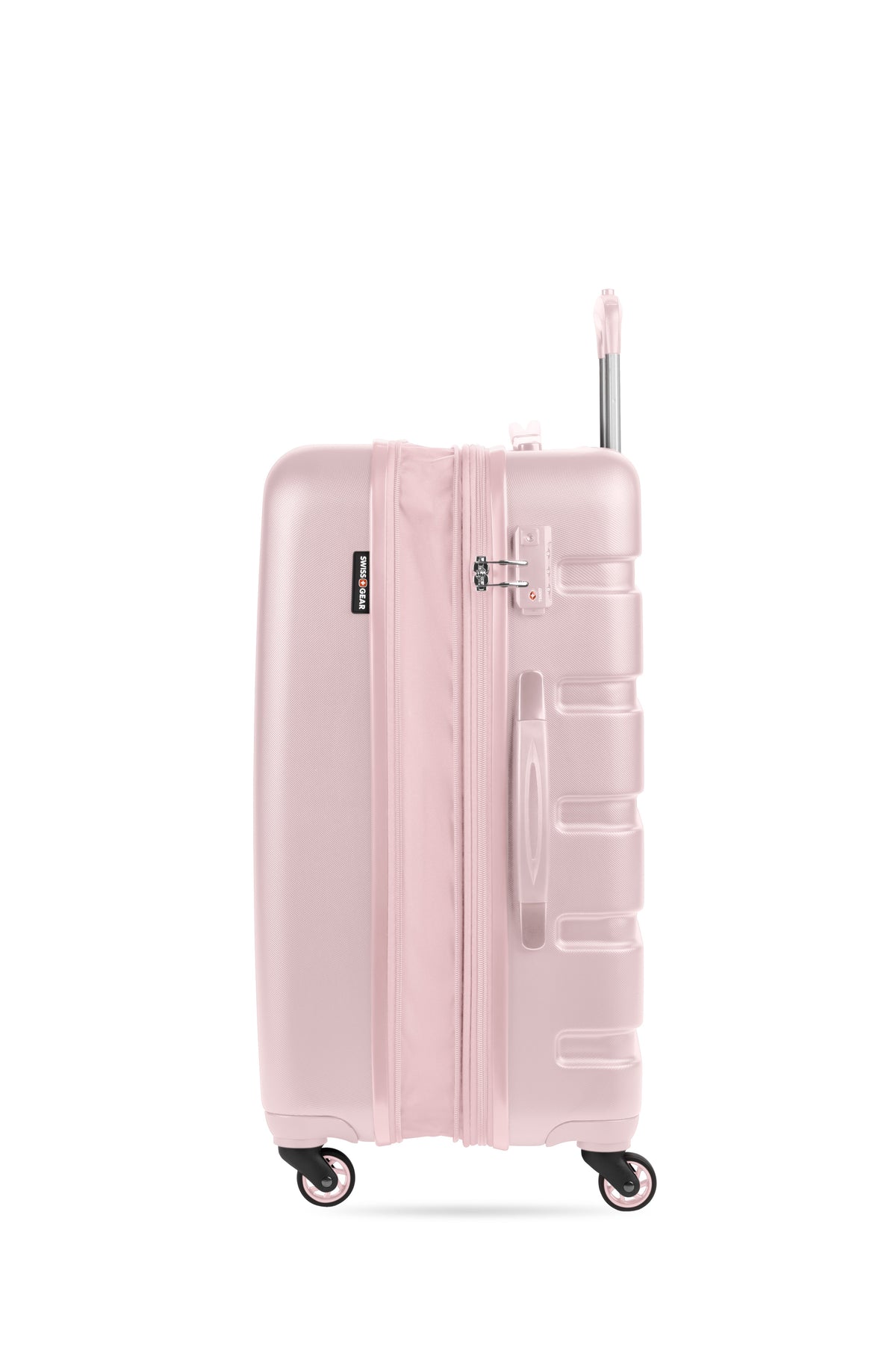 SWISSGEAR Signature Medium Checked Spinner - Pink - 05