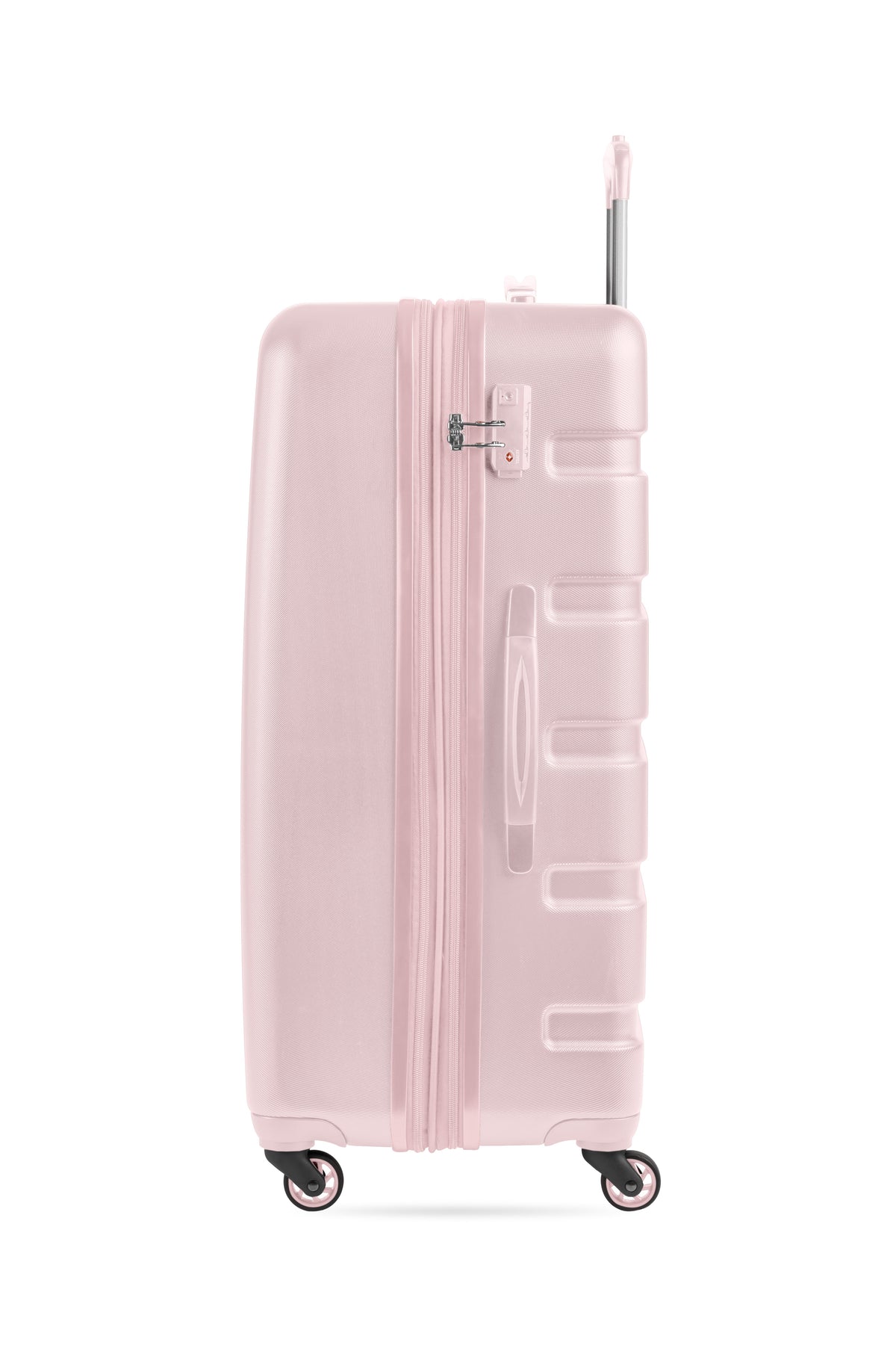 SWISSGEAR Signature Large Checked Spinner - Pink - 06