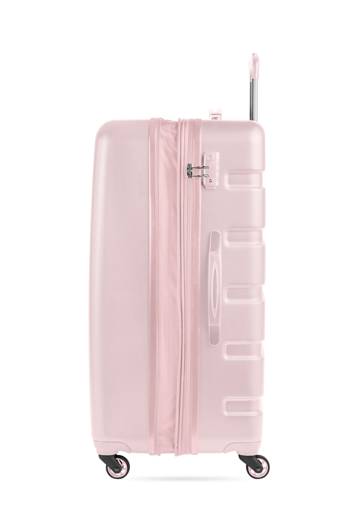 SWISSGEAR Signature Large Checked Spinner - Pink - 07