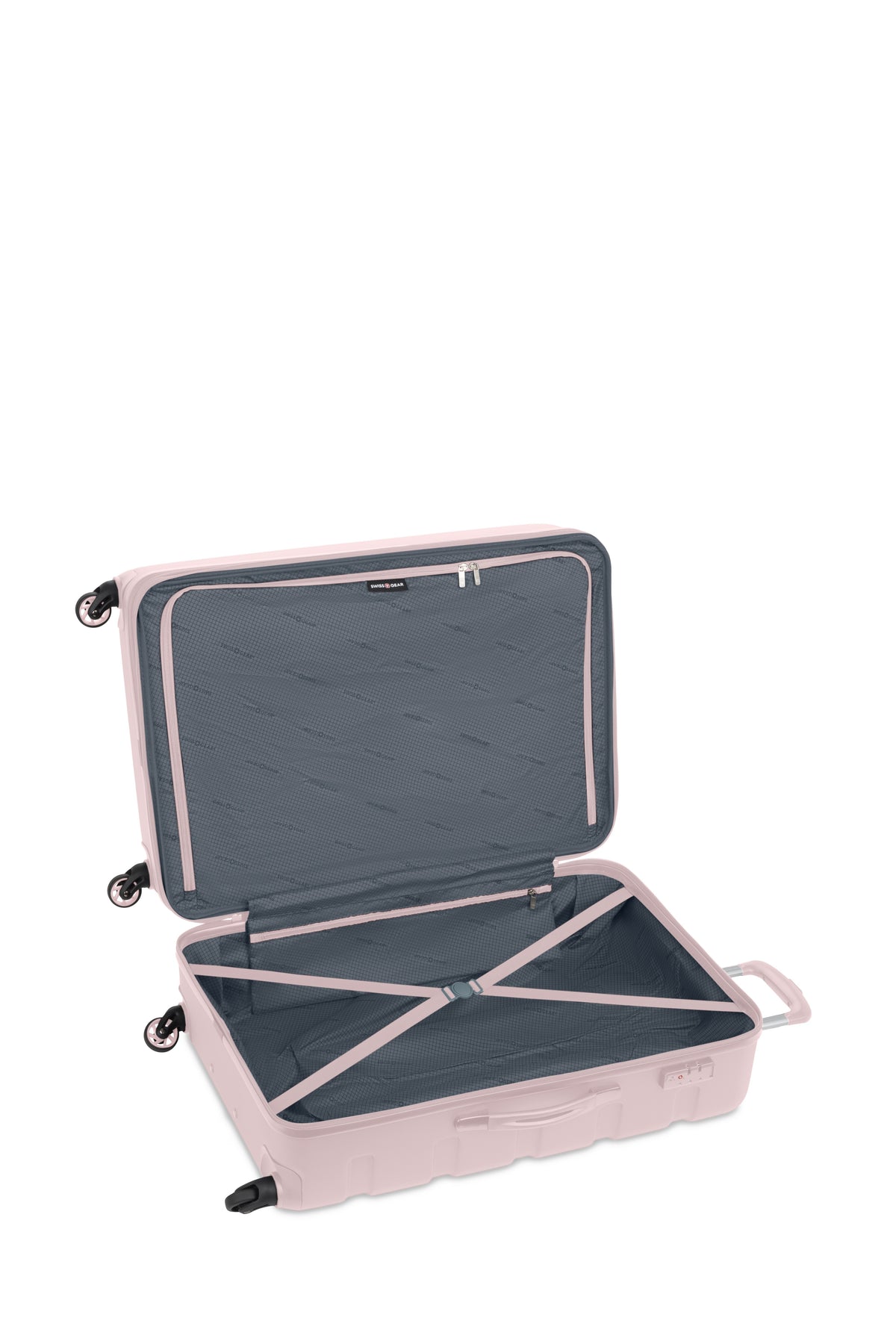 SWISSGEAR Signature Large Checked Spinner - Pink - 04