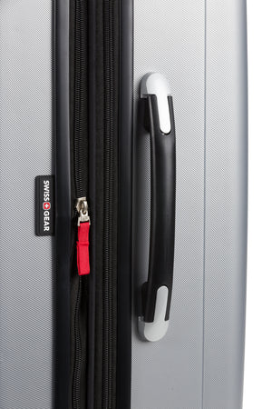 Swissgear 7585 Expandable 3pc Hardside Spinner Luggage Set Molded top and side lift handles for rugged durability (carry-on only features top handle)