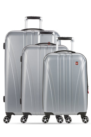 Swissgear 7585 Expandable 3pc Hardside Spinner Luggage Set - Front view