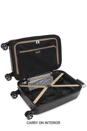 Swissgear 7585 Expandable 3pc Hardside Spinner Luggage Set Split case twin-compartment design