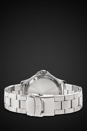 Wenger Seaforce Watch - Stainless Steel with Blue Dial and Stainless Steel Bracelet