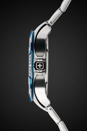 Wenger Seaforce Watch - Stainless Steel with Blue Dial and Stainless Steel Bracelet