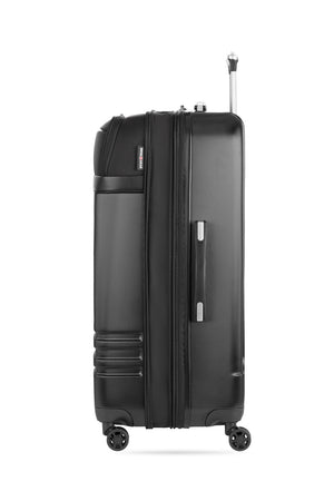 SWISSGEAR 7635 Expandable Hybrid Spinner 3 Piece Set – Black All pieces expand for 