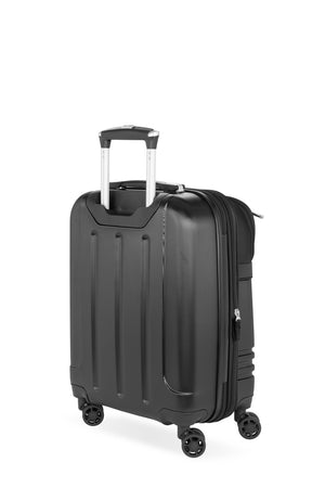 SWISSGEAR 7635 Carry-On Hybrid Shell Spinner in Black