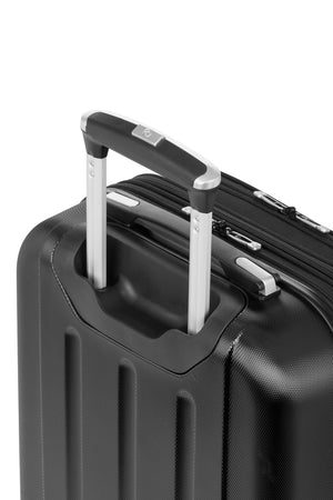 SWISSGEAR 7635 Carry-On Hybrid Shell Spinner in Black