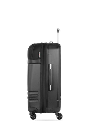 SWISSGEAR Medium Checked Hybrid Shell Spinner - Black - 04