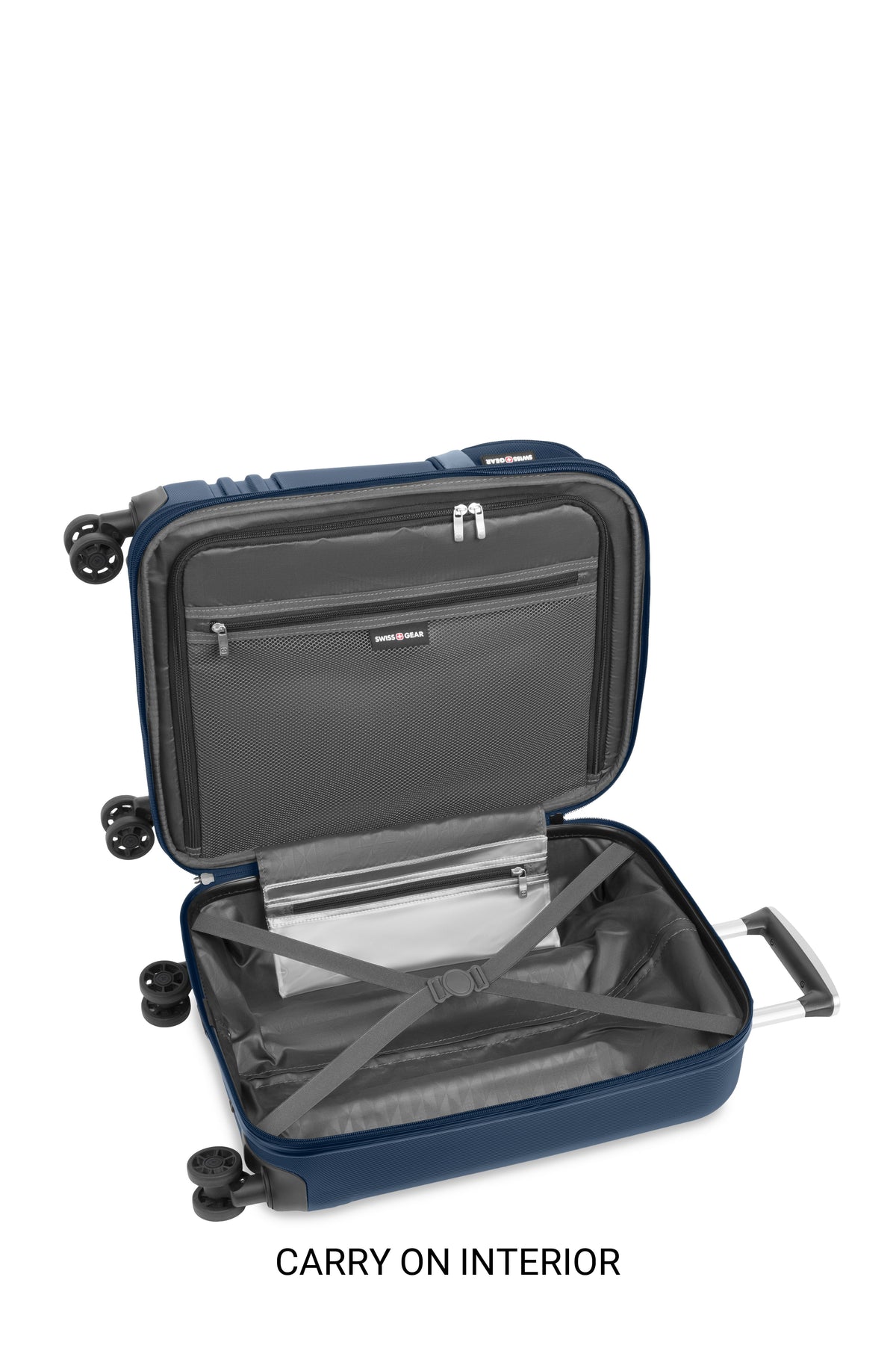 SWISSGEAR 3-Piece Hybrid Shell Spinner Set - Blue Sea - 07