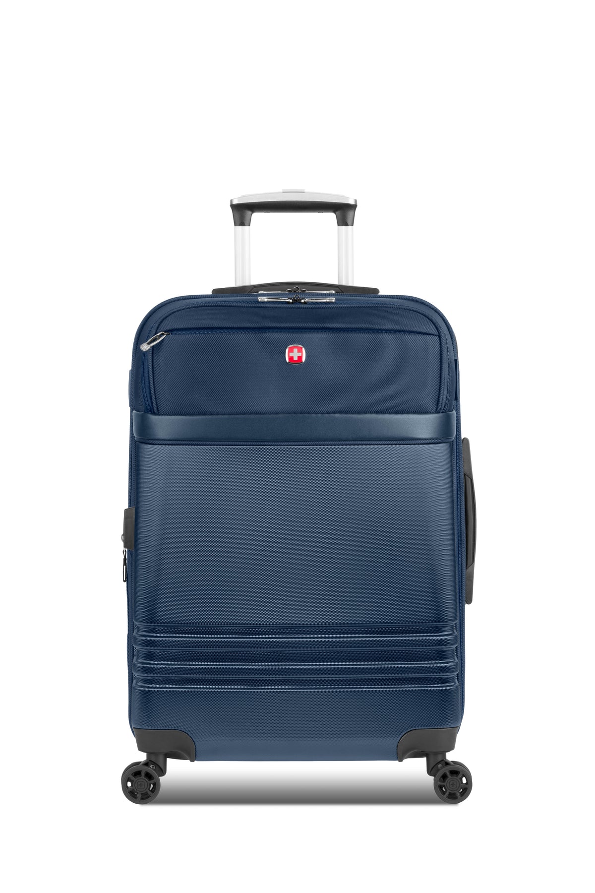 SWISSGEAR Medium Checked Hybrid Shell Spinner - Blue Sea - 03