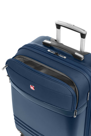 SWISSGEAR Medium Checked Hybrid Shell Spinner - Blue Sea - 07