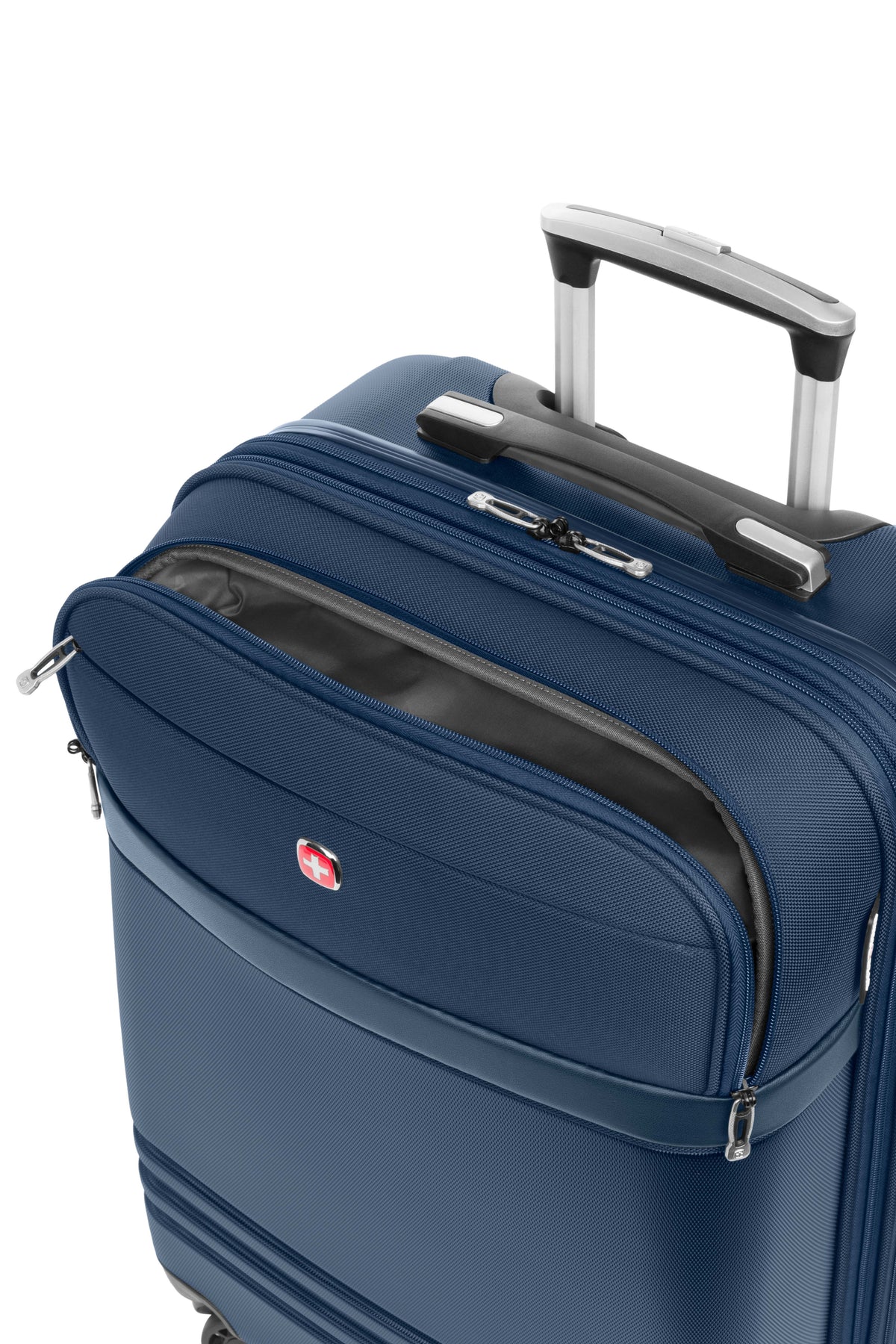 SWISSGEAR Medium Checked Hybrid Shell Spinner - Blue Sea - 07