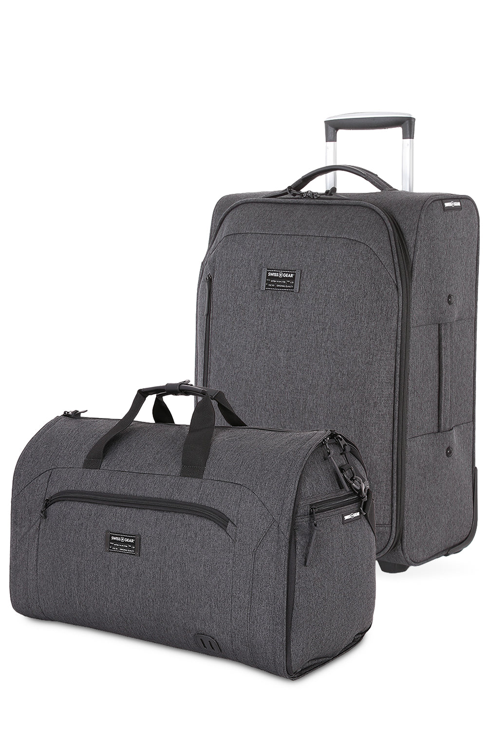 Swissgear 2PC Getaway Luggage Set - Dark Gray 