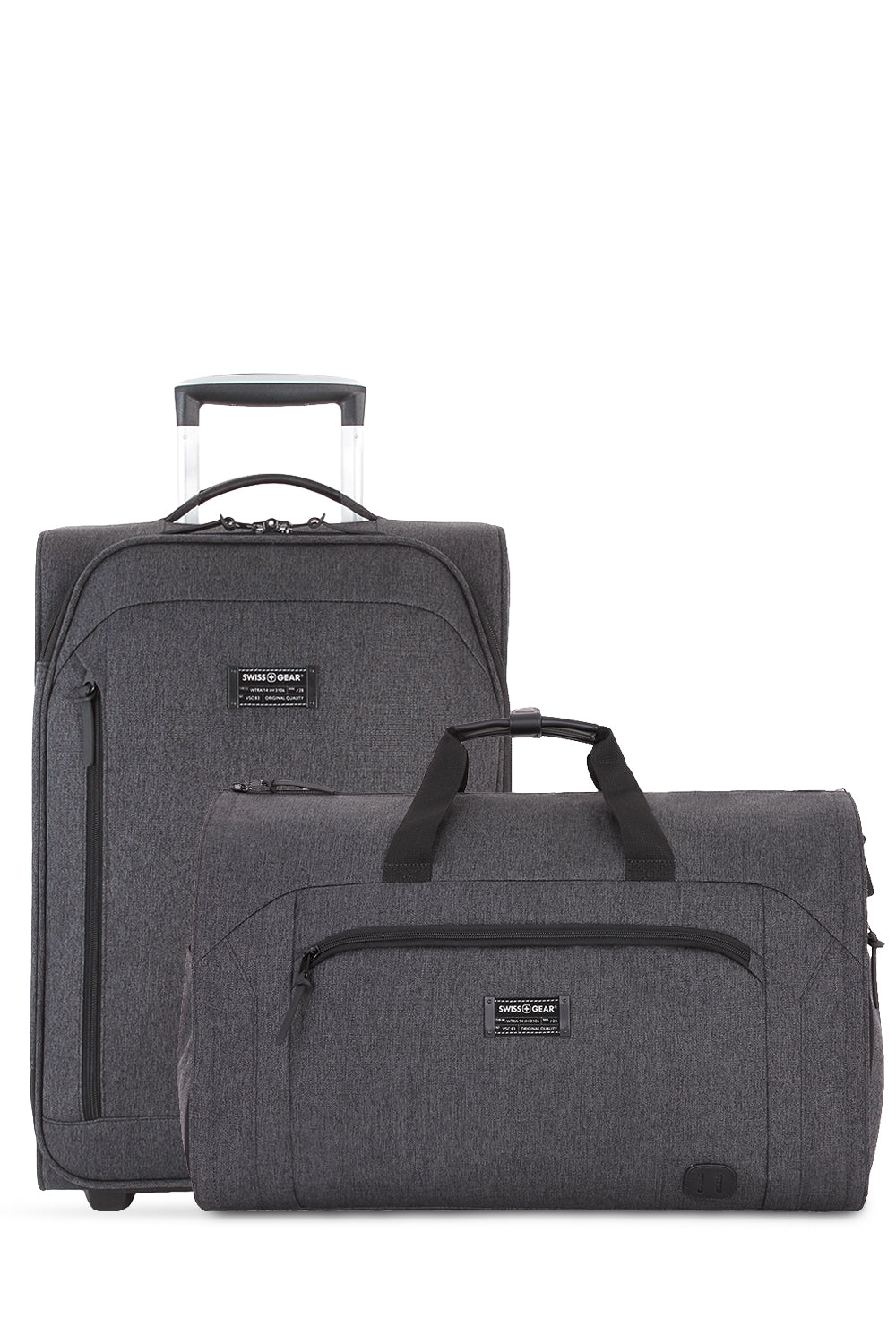 Swissgear 2PC Getaway Luggage Set - Dark Gray 