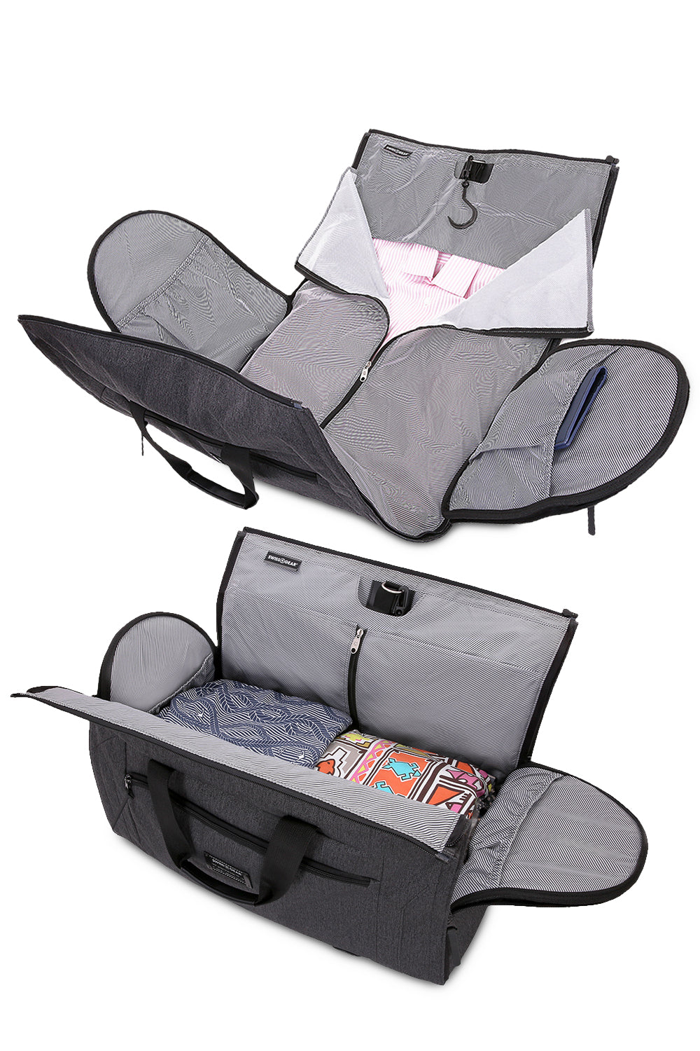 Swissgear 2PC Getaway Luggage Set - Dark Gray 