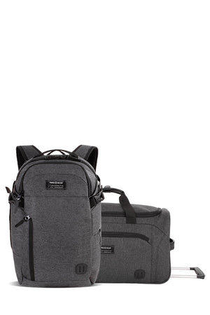 Swissgear Weekender Getaway 2pc Luggage Set - Heather Gray