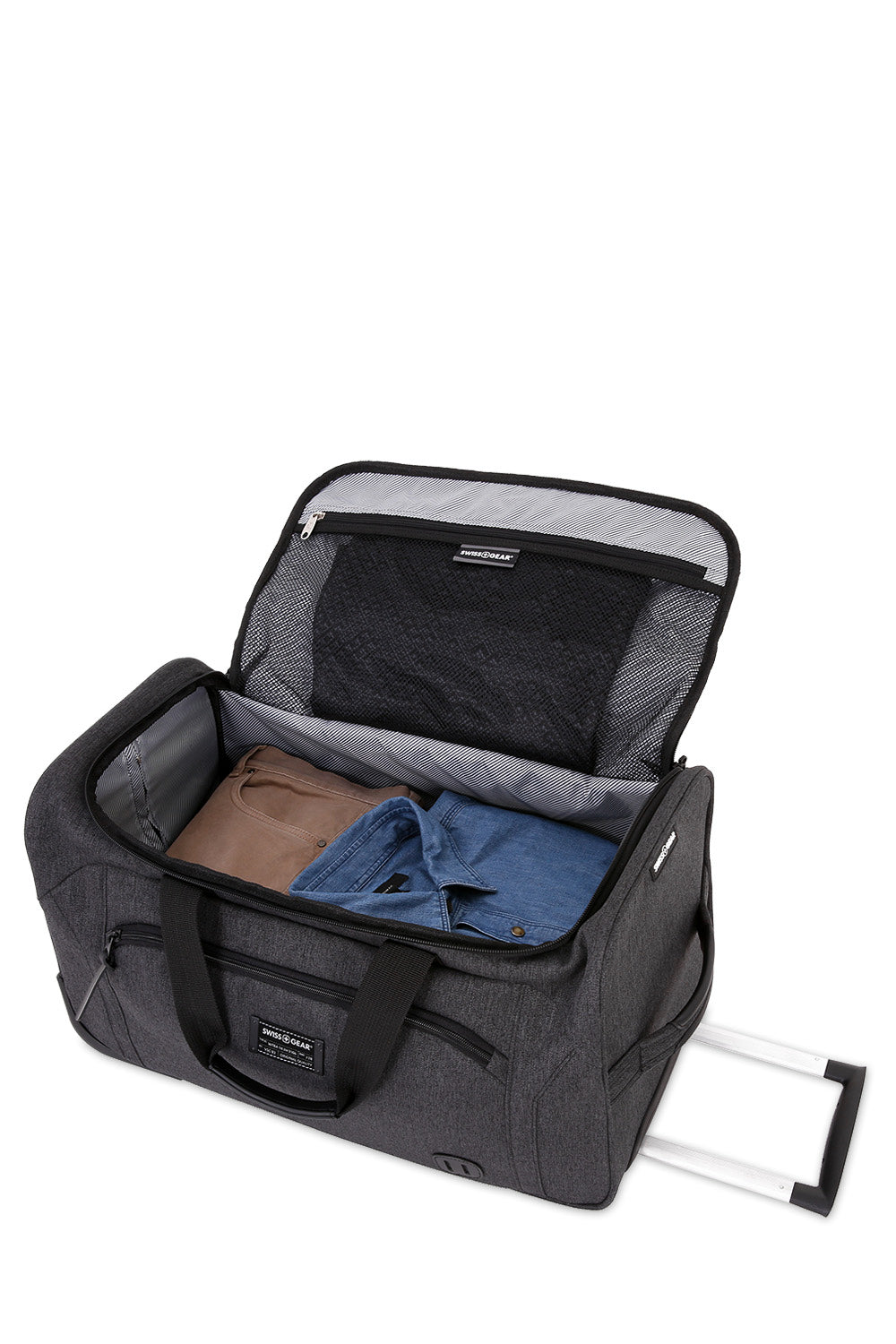 Swissgear Weekender Getaway 2pc Luggage Set - Heather Gray