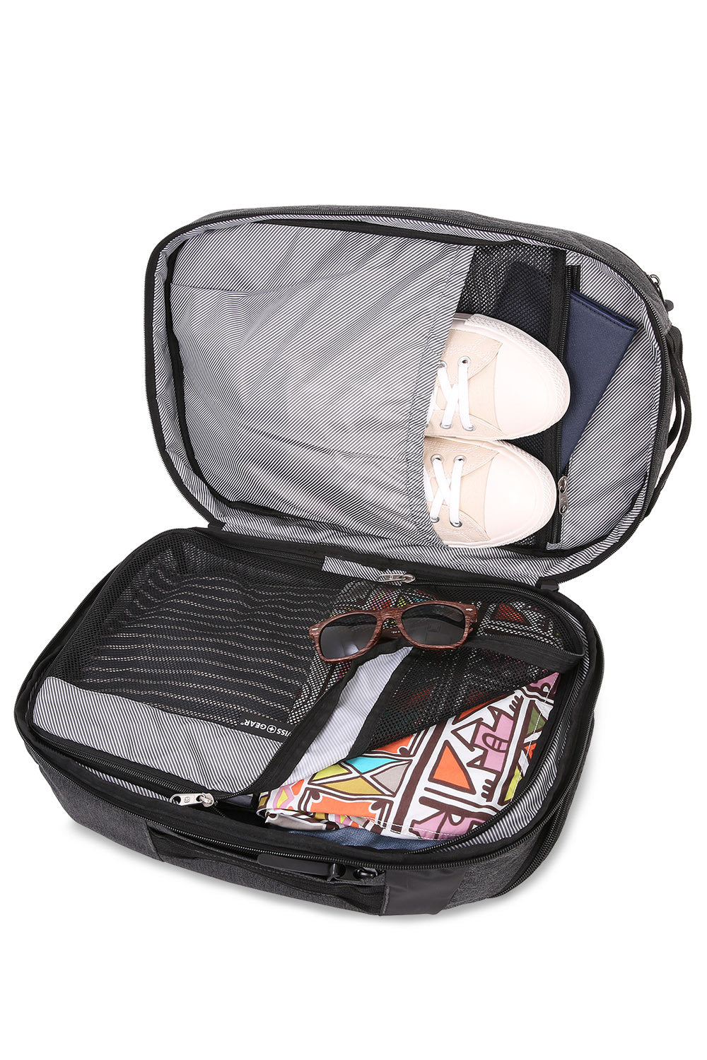 Swissgear Weekender Getaway 2pc Luggage Set - Heather Gray