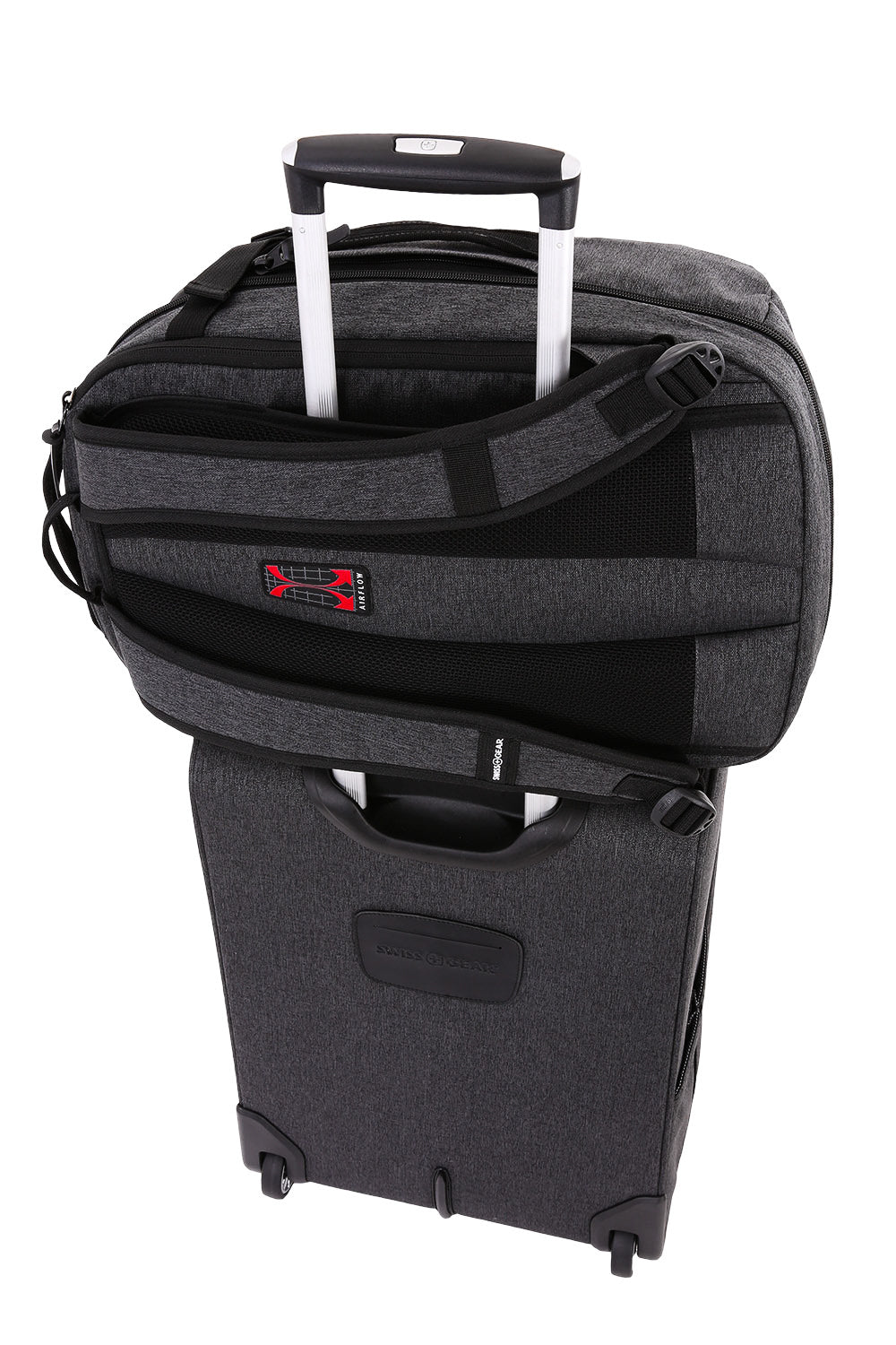 Swissgear Weekender Getaway 2pc Luggage Set - Heather Gray