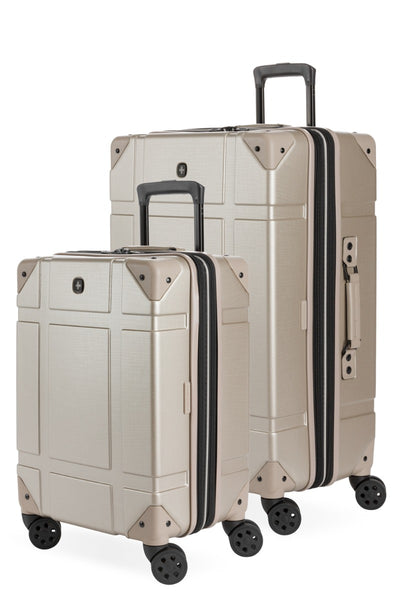 SWISSGEAR Vintage Trunk II 2-Piece Spinner Set in Sand