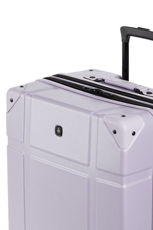 SWISSGEAR Vintage Trunk II Large Checked Spinner in Evening Haze