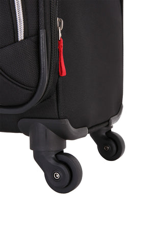 Swissgear 7676 Expandable Liteweight 3pc Spinner Luggage Set - Four 360 degree, multi-directional liteweight spinner wheels