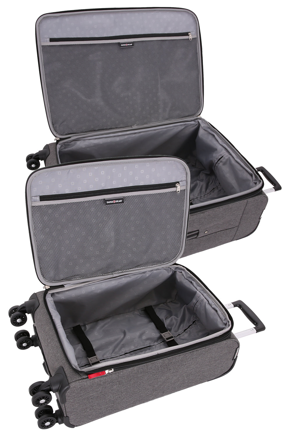 Swissgear 7738 Expandable Spinner Luggage Open View