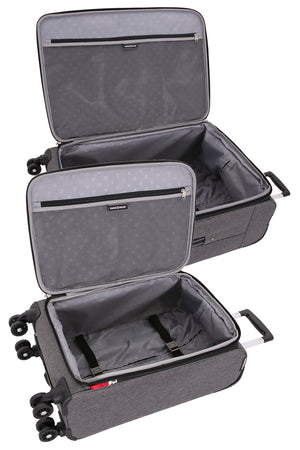 Swissgear 7738 Expandable Spinner Luggage Open View