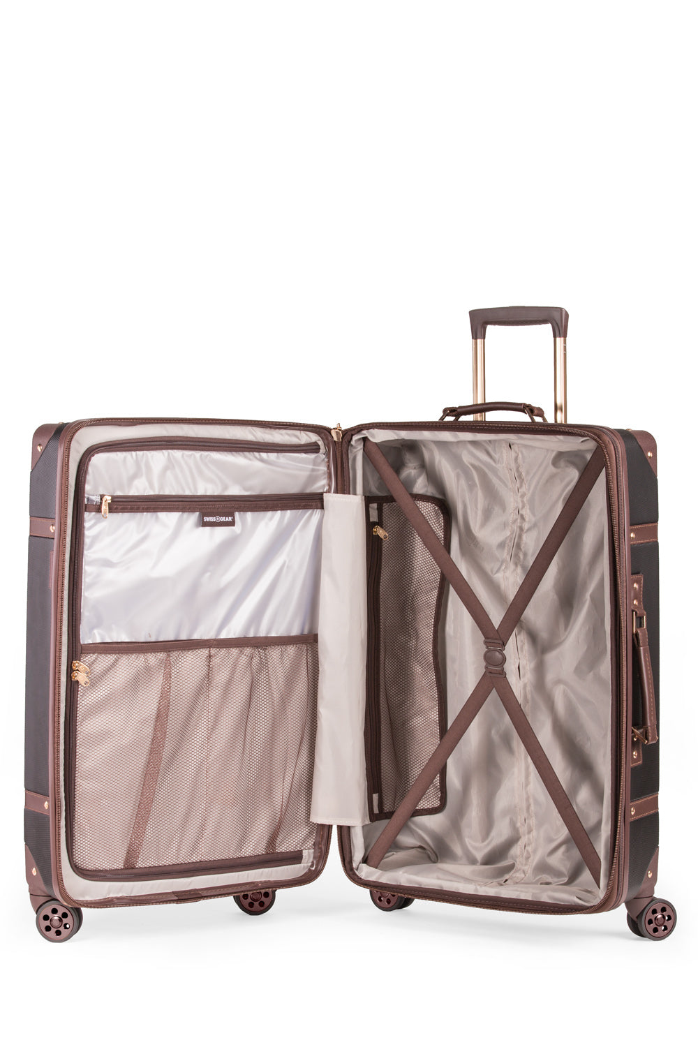 アンティーク行李 SWISSGEAR Vintage Trunk Large Checked Spinner in Brown/Black