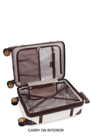 Swissgear 7739 Expandable Trunk 2PC Spinner Set - White