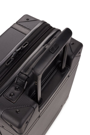 Swissgear Urban Escape 2pc Luggage Set Aluminum push-button telescopic handle locks in place for easy steering
