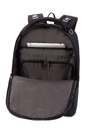 Swissgear Urban Escape 2pc Luggage Set Large main compartment features ample packing space, a tablet sleeve, and additional zip and slip pockets for cords and accessories 