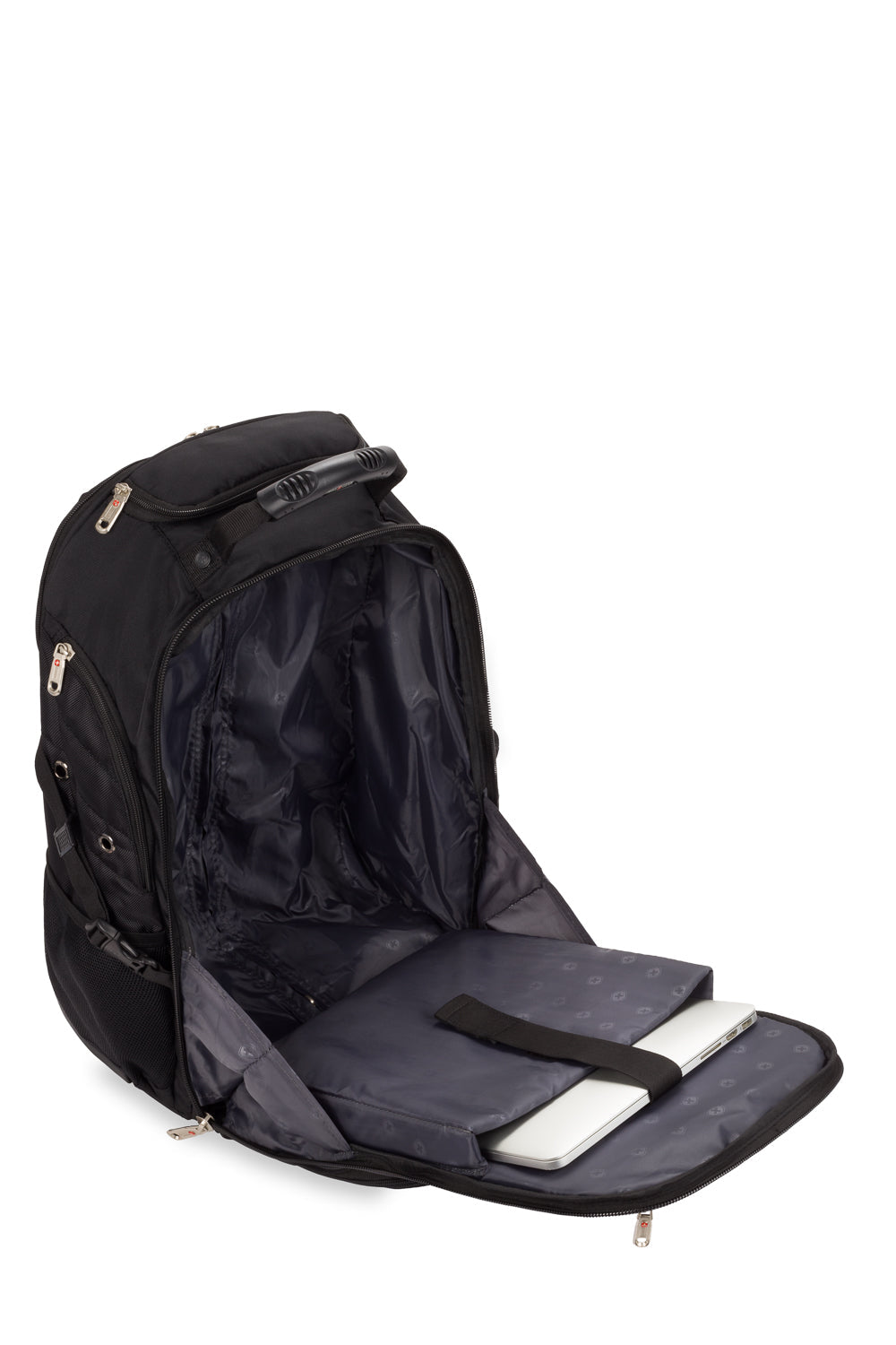 SWISSGEAR 1900 Rolling Laptop Backpack open view
