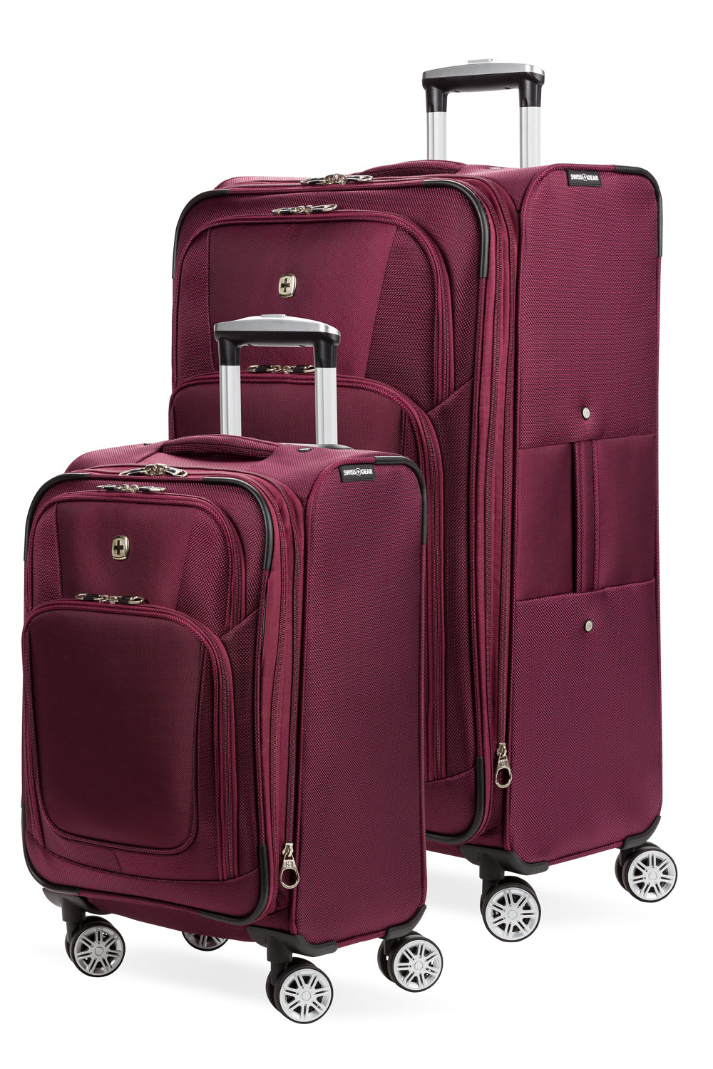 SWISSGEAR Precision Pro 2-Piece Spinner Set - Burgundy - 01