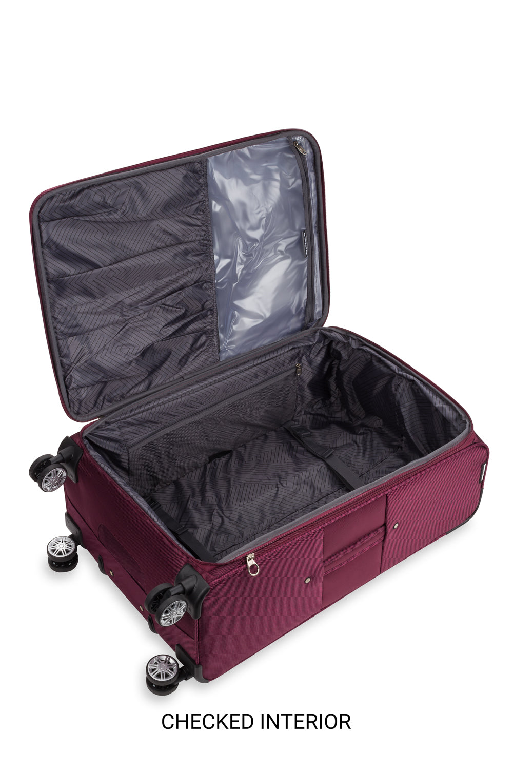 SWISSGEAR Precision Pro 2-Piece Spinner Set - Burgundy - 06