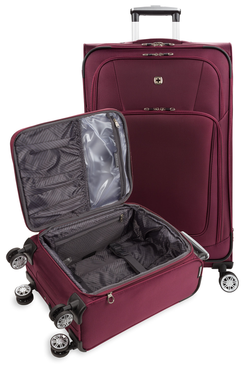 SWISSGEAR Precision Pro 2-Piece Spinner Set - Burgundy - 11