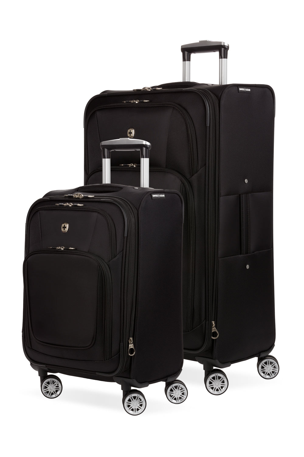 SWISSGEAR Precision Pro 2-Piece Spinner Set - Black - 01