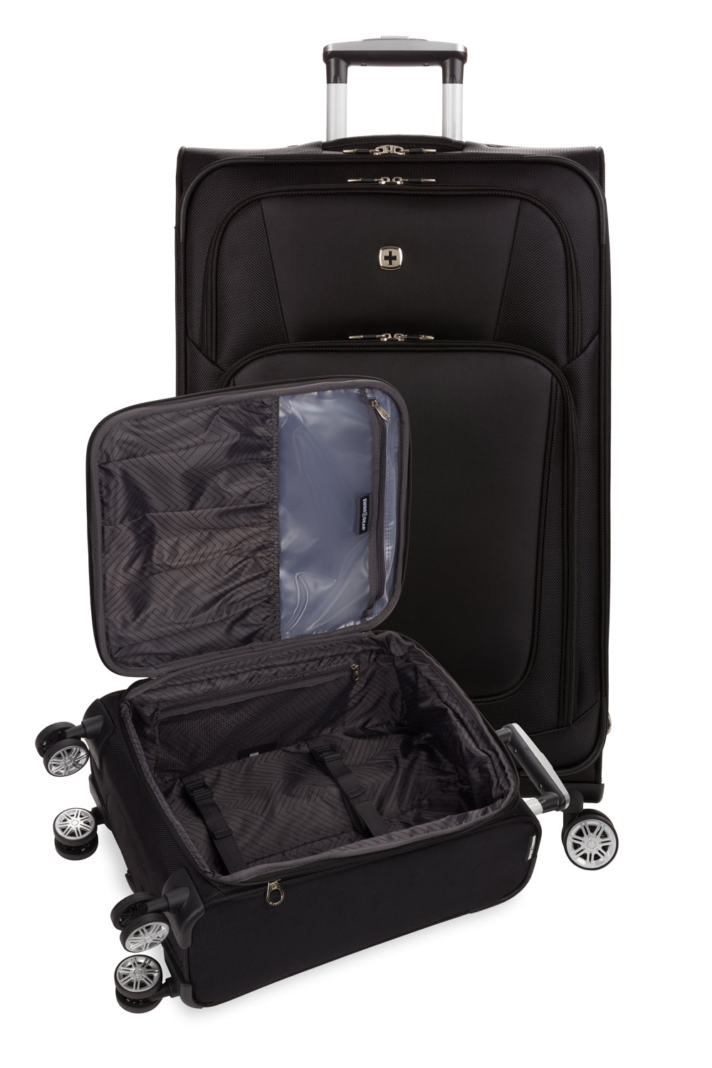 SWISSGEAR Precision Pro 2-Piece Spinner Set - Black - 14