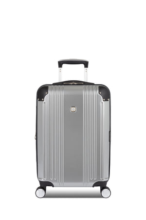 Swissgear 7786 20” Expandable Carry On Hardside Spinner Luggage - Silver
