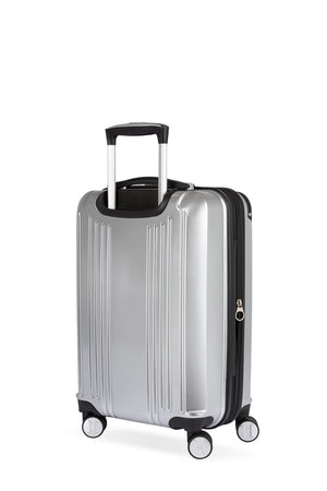 Swissgear 7786 20” Expandable Carry On Hardside Spinner Luggage allows for easy pushing and pulling of luggage