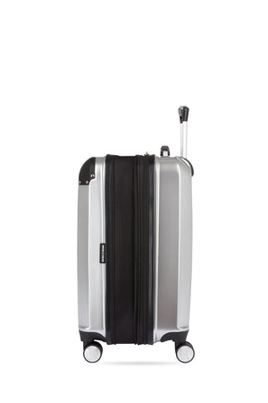 Swissgear 7786 20” Expandable Carry On Hardside Spinner Luggage - Fully expanded side view