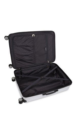 Swissgear 7786 27” Expandable Hardside Spinner Luggage Large split case interior with clothing tie-down straps