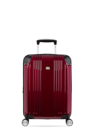Swissgear 7786 20” Expandable Carry On Hardside Spinner Luggage - Burgundy