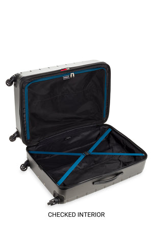 Swissgear 7790 Expandable Hardside Spinner 3pc Luggage Set - Elastic tie-down clothing straps