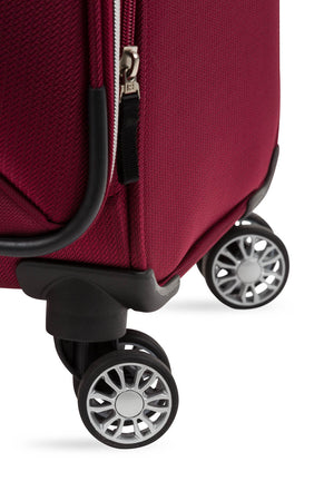 Swissgear 7850 Checklite Expandable Liteweight Luggage Eight 360-degree, multi-directional spinner wheels