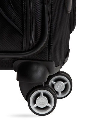 Wenger Identity Expandable Laptop Carry On Spinner Luggage Eight 360-degree spinner wheels provide maximum maneuverability